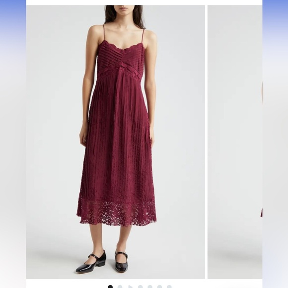 Farm Rio Lace Empire Waist Dress NWT - Picture 1 of 12